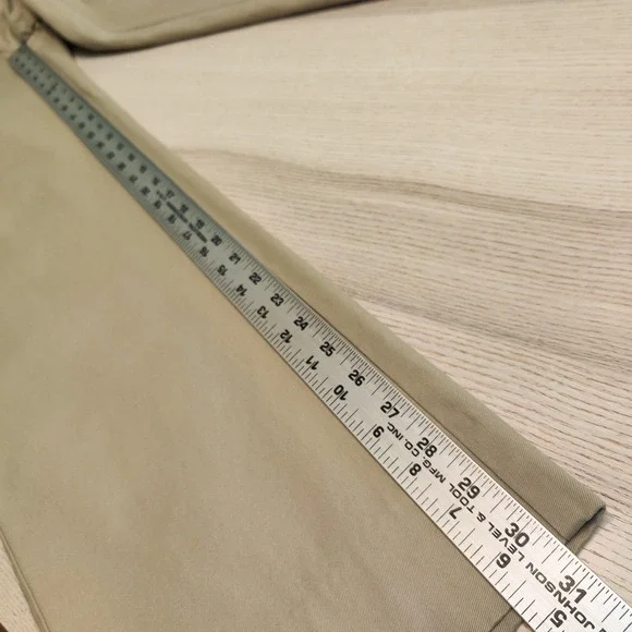 Peter Millar Raleigh Washed Twill Flat Front Golf Khaki Pant Chino 34x30 MC0B84